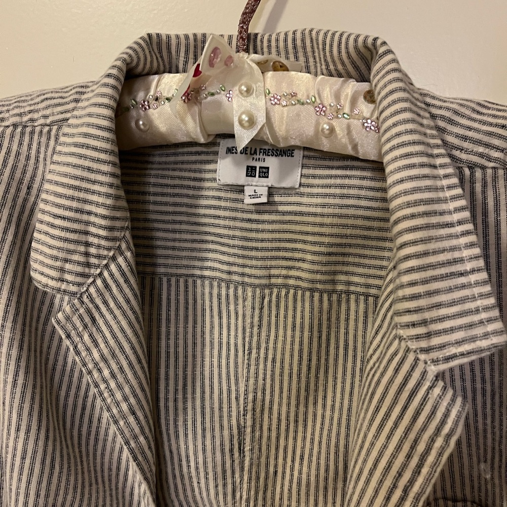 Striped Gray Jacket - image 2